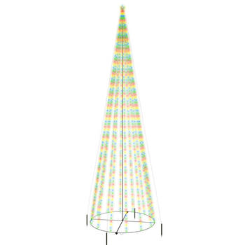 The Living Store kerstboom LED 800x230 cm - meerkleurig - 1.134 LEDs