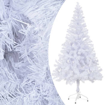 Blokker The Living Store Kerstboom Sneeuwdeken 150 cm - PVC - Wit - 380 takken aanbieding