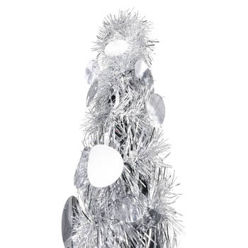 Blokker The Living Store Pop-up Kerstboom - Zilver - 150 cm - PET aanbieding