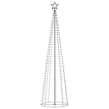 The Living Store Kerstkegelboom - Warmwit - 100 x 360 cm - Waterbestendig - 400 LEDs