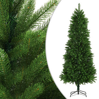 The Living Store Kerstboom Green PE 240 cm - Levensechte naalden - LED-verlichting - USB-aansluiting