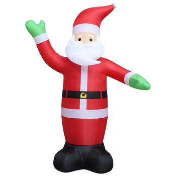 The Living Store Opblaasbare Kerstman - 600 cm - Hoogwaardig polyester - Lichtgewicht en waterdicht
