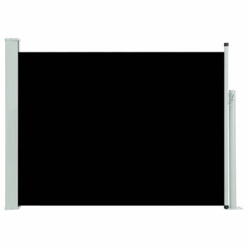 The Living Store Zijscherm - Terrasaccessoires - 117 x (0-500) cm - Polyester scherm