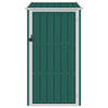 The Living Store Tuinschuur Gegalvaniseerd Staal - 87x98x148/159 cm - Groen