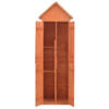 The Living Store Gereedschapsschuur - Hout - 71x60x213 cm - Waterdicht dak