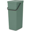 Brabantia Sort & Go prullenbak - groen - 40 L