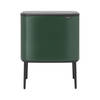 Brabantia Bo Touch Bin Afvalemmer - 3 x 11 liter - Pine Green