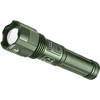 Felle LED Zaklamp - Legergroen - 5 standen flashlight - USB-C Oplaadbaar - Inclusief oplaadbare batterij - AAA batterij