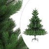 The Living Store Kerstboom Nordmann - Kunstkerstboom 120 cm - Levensecht - Met LED-verlichting - Inclusief kerstballen