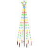 The Living Store LED Kerstboom - 180 cm x 70 cm - 108 meerkleurige LEDs