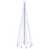 The Living Store LED Kerstboom - 310 koudwitte LEDs - 100 x 300 cm - USB - 8 functies