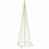The Living Store LED-kerstboom - 800x230 cm - 1.134 LEDs - Compact ontwerp