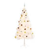 The Living Store Kerstboom 180 cm - Versierd met trendy verlichte takken en kleurrijke kerstballen - PVC - IP44 - 150