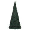 The Living Store Pop-up Kerstboom - Groen PVC - 210 cm - Met 200 LEDs