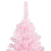 The Living Store Kunstkerstboom - Roze - PVC en staal - 180 cm hoog - Diameter 93 cm - 564 uiteinden