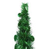 The Living Store Pop-upkerstboom - Groen - PET - 150 cm - Lichtgewicht