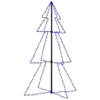 The Living Store Kerstkegelboom - LEDs - 78 x 120 cm - Blauw