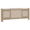 The Living Store Radiatorkast - MDF - 142-205x20.5x82 cm