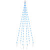 The Living Store LED-kerstboom - 70 x 180 cm - Blauw - 108 LEDs