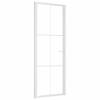 The Living Store Glazen Binnendeur - 76 x 201.5 cm - Gehard glas - Aluminium frame