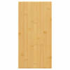 The Living Store Wandplank Rustieke Stijl - 40x20x1.5 cm - Bamboe - Extra opbergruimte - Eenvoudig schoon te maken