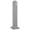 The Living Store waterzuil Tuin - 90 cm - Lichtgrijs - HDPE