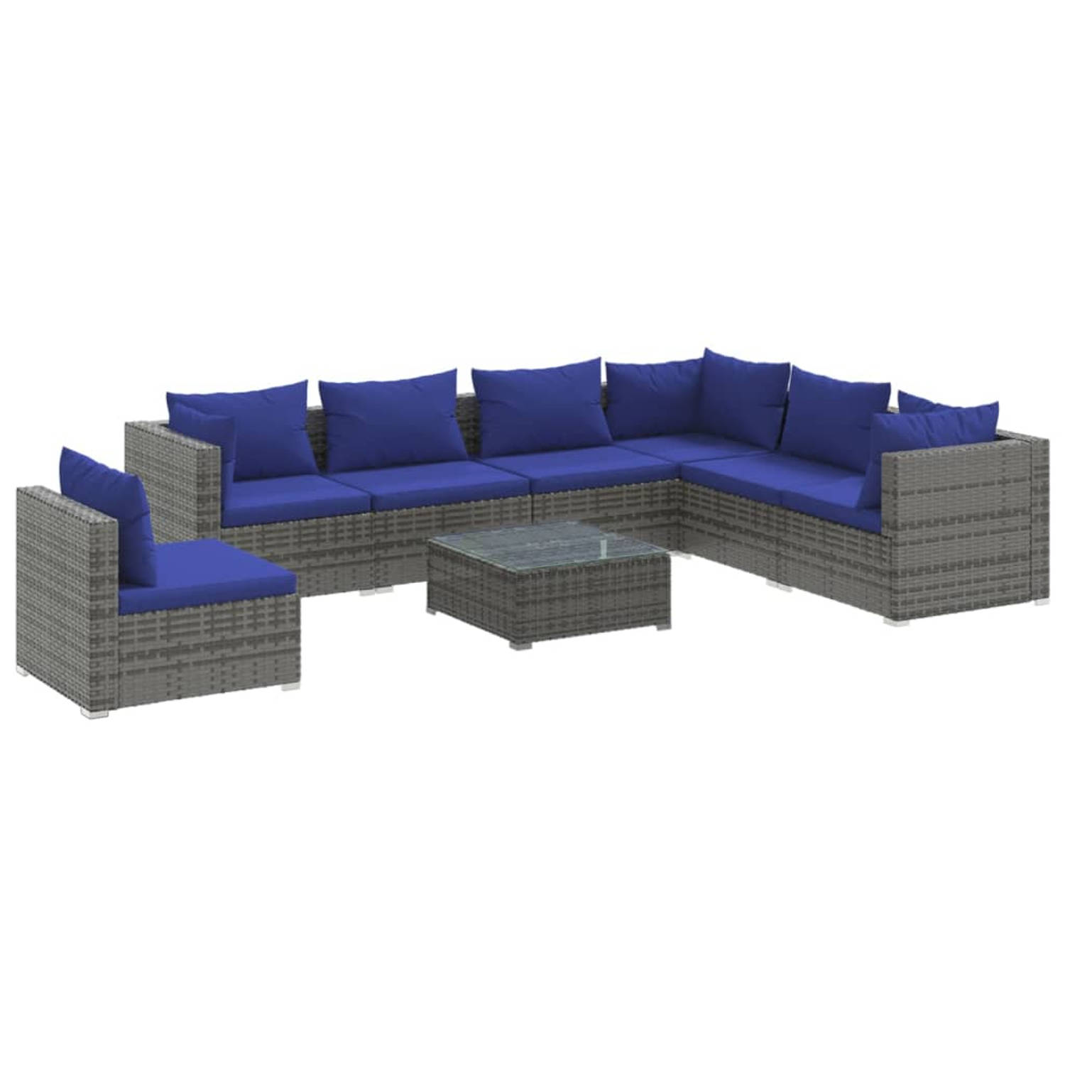 The Living Store loungeset - trendy - Tuinmeubelset - 70x70x60.5 - Stevig frame