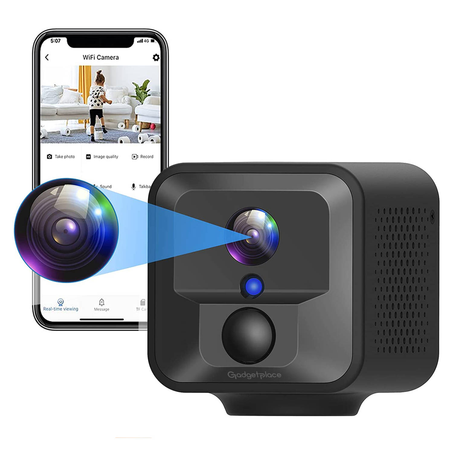 Spy Camera Pro 1080P Full HD met Nightvision incl. 32GB SD kaart Beveiligingscamera Verborgen camera