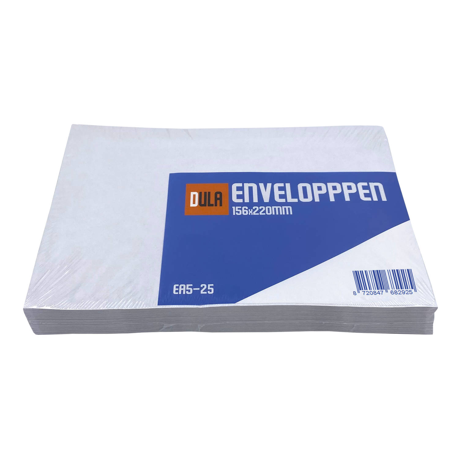 DULA EA5 Enveloppen 156 x 220 mm 25 stuks Wit Zelfklevend met plakstrip 80 gram