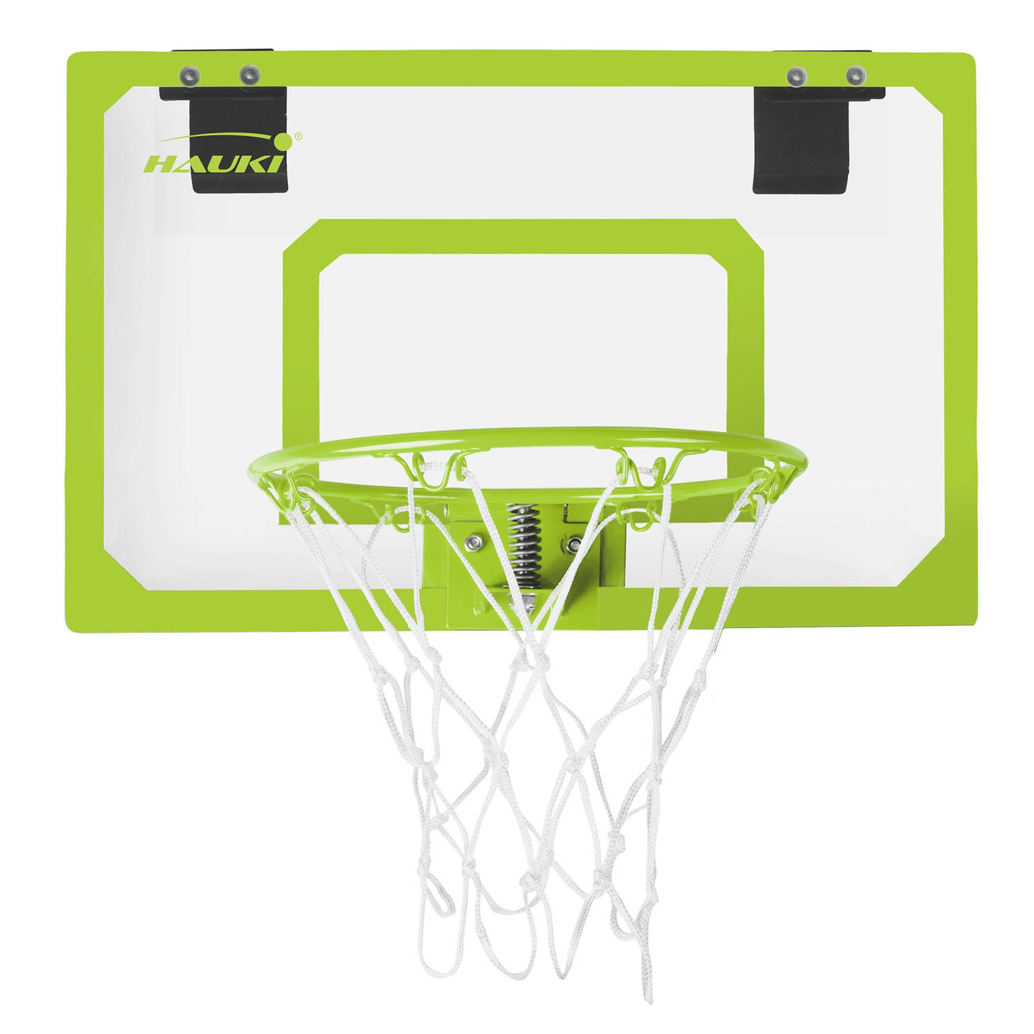 Basketbal Hoepelset Met 3 Ballen 58x40 Cm Groen Nylon En Plastic