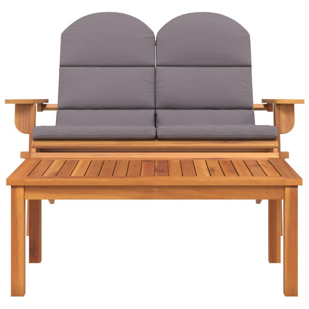 vidaXL 2-delige Loungeset Adirondack massief acaciahout