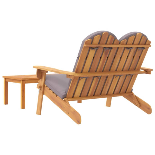 vidaXL 2-delige Loungeset Adirondack massief acaciahout