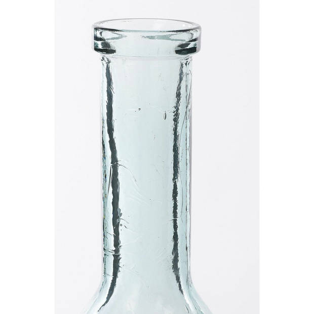 Decoratiefles / glazen fles transparant 50 x 15 cm - Vazen
