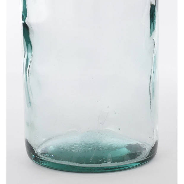 Decoratiefles / glazen fles transparant 50 x 15 cm - Vazen