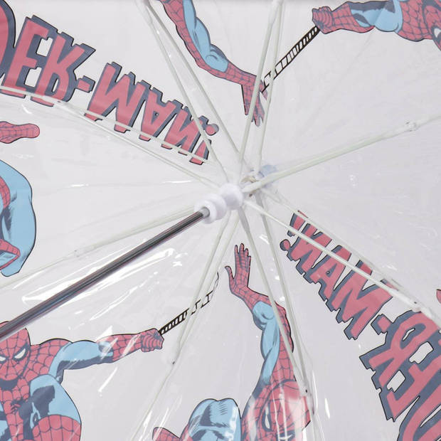 Marvel Spiderman kinderparaplu - transparant - D71 cm - Paraplu's