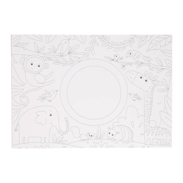 Wins Holland Placemat Kleurboek Jungle