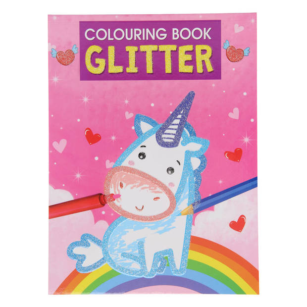 Kleurboek Glitter 12 pagina's