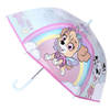 Disney Paw Patrol Skye paraplu - transparant/roze - D71 cm - voor kinderen - Paraplu's