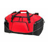 Reistas/weekendtas/sporttas model Daytona - 60 x 31 x 27 cm - 4 vakken - rood/zwart - Reistas (volwassen)