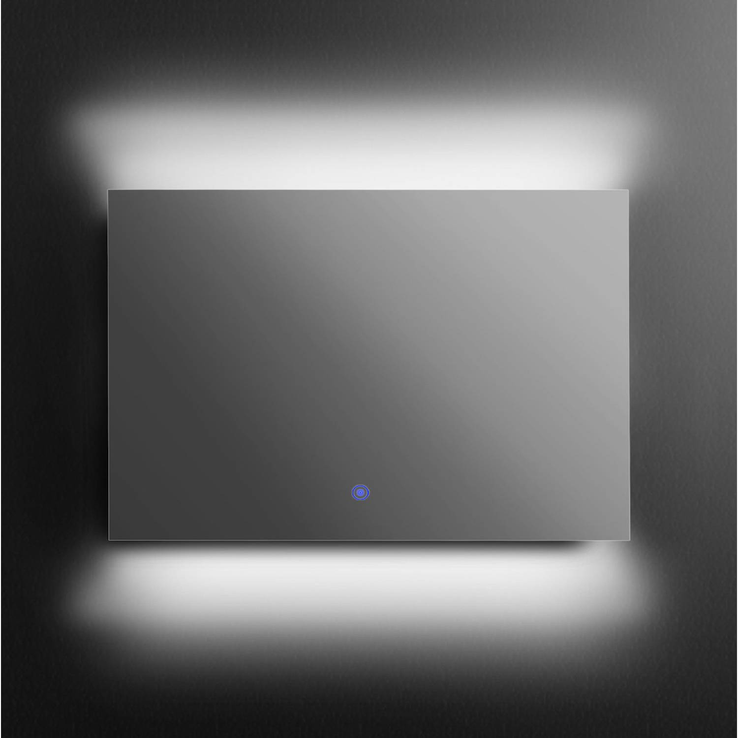 Badplaats Badkamerspiegel Limon LED - 80 x 55 cm - LED verlichting - Badkamer Spiegel - Spiegel Douche