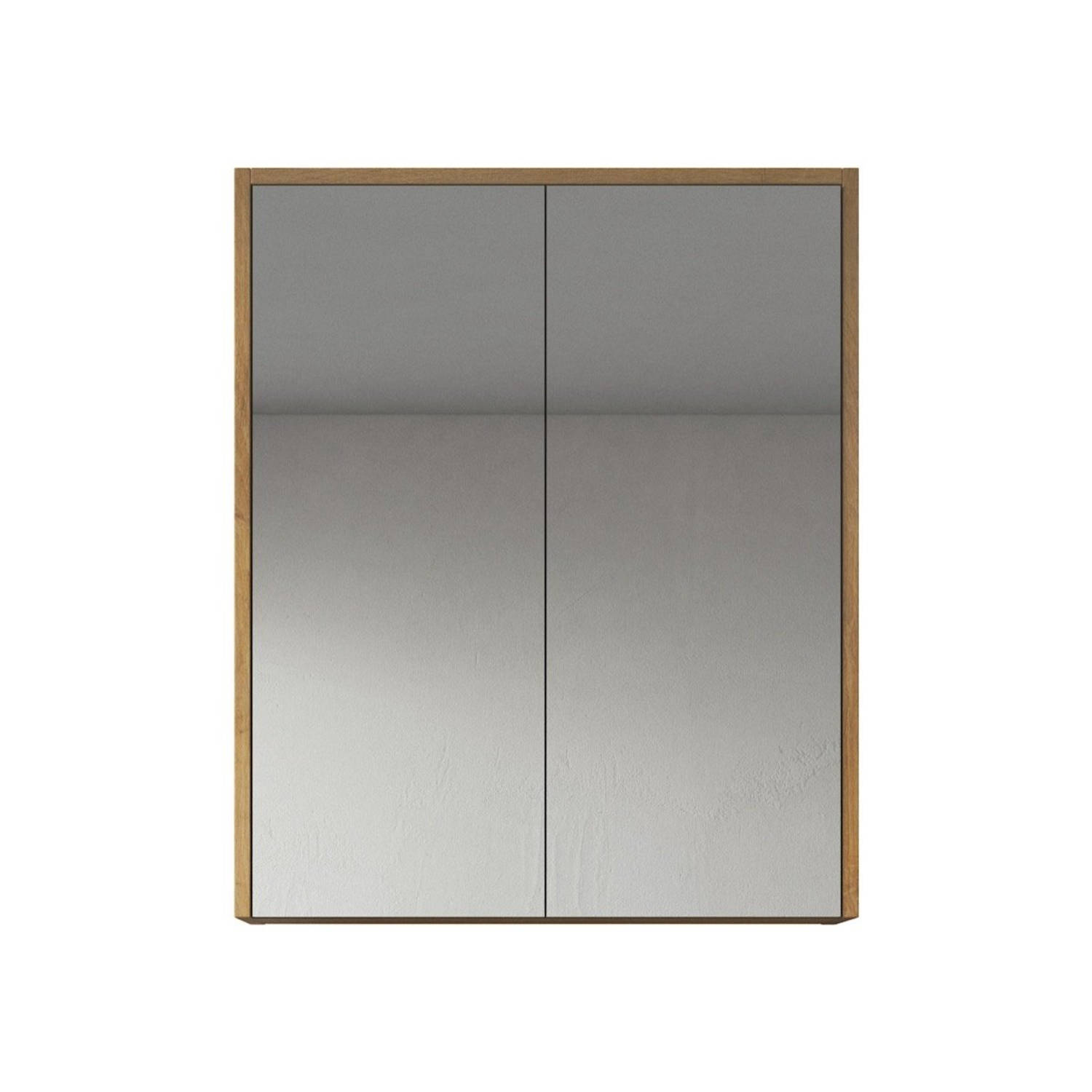 Badplaats Spiegelkast Cuba 60 x 16 x 72 cm Eiken spiegelkast