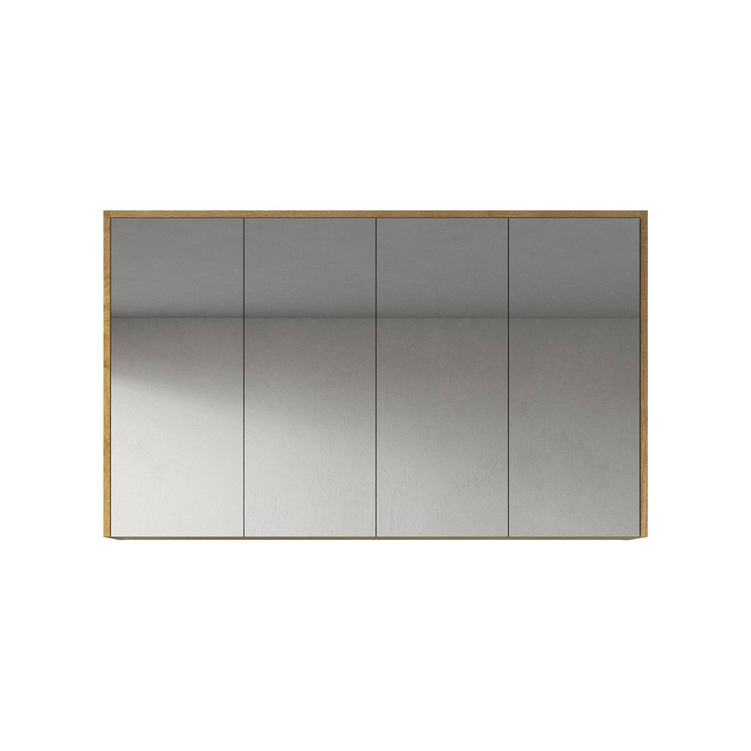 Badplaats Spiegelkast Cuba 120 x 16 x 72 cm Eiken spiegelkast