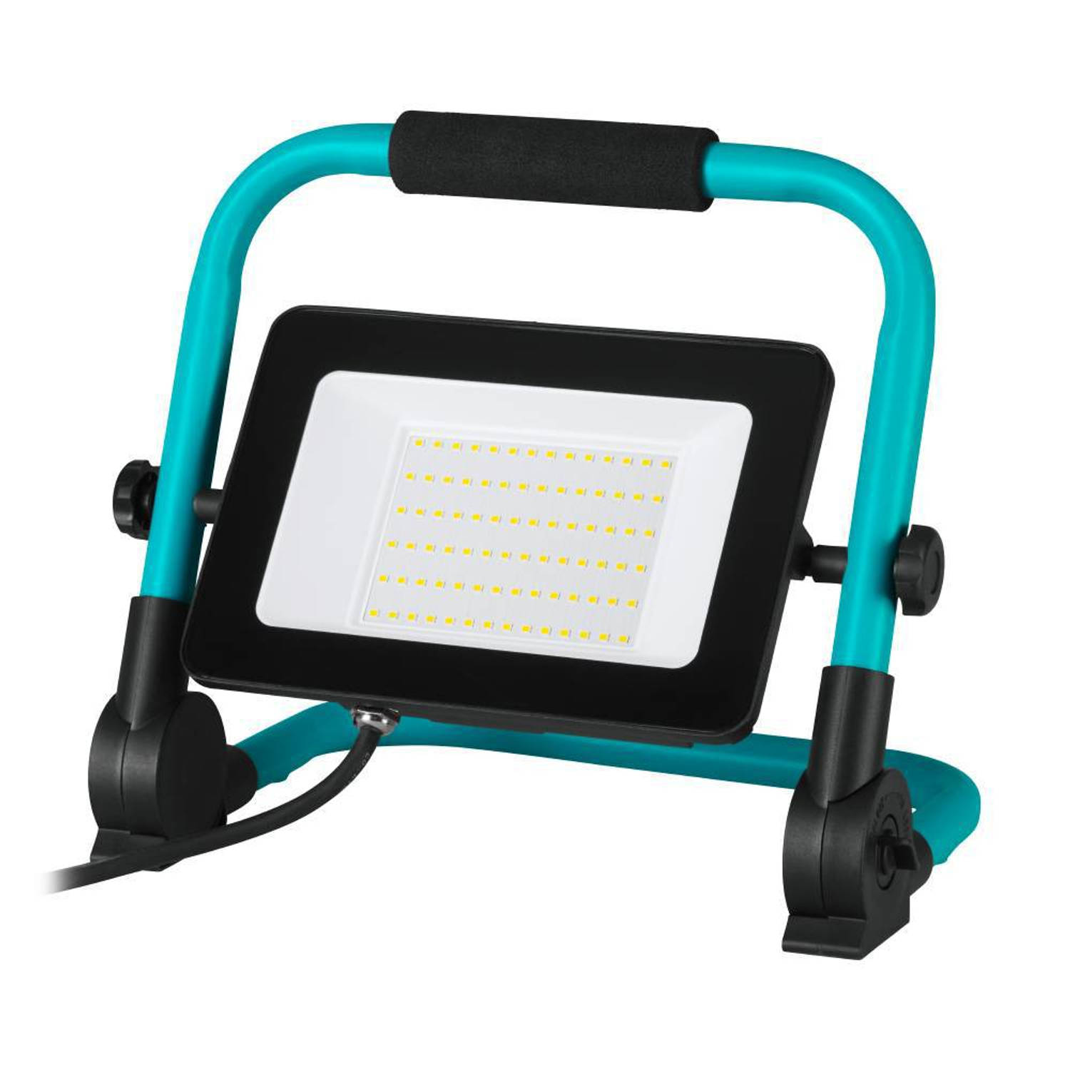 EGLO Avelar werklamp Bouwlamp LED 52W Zwart-Turquoise