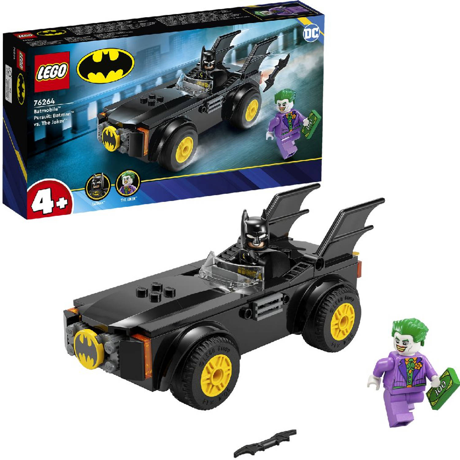 LEGOÂ® DC Batmobile 76264 achtervolging: Batman vs. The Joker