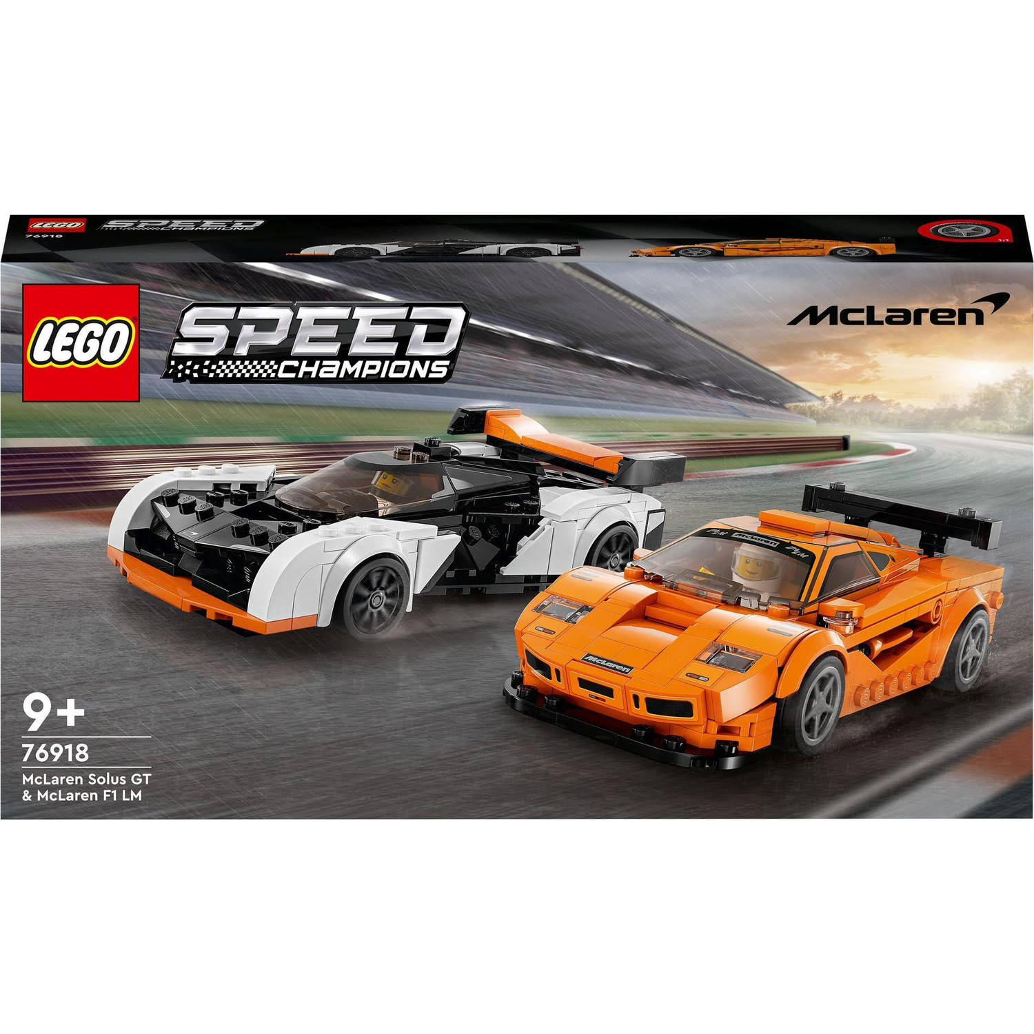 LEGOÂ® Speed Champions 76918 McLaren Solus GT & McLaren F1 LM