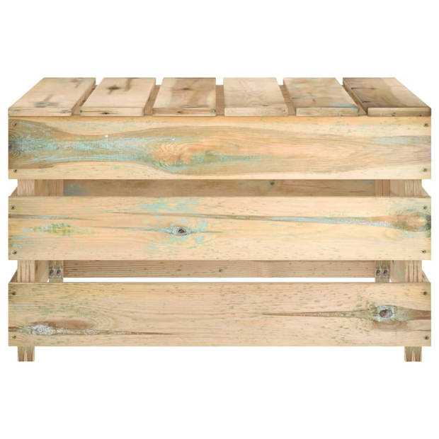 vidaXL Tuintafel pallet geïmpregneerd grenenhout