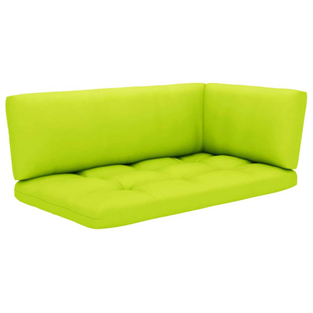 The Living Store Pallet Lounge Set - Hout - 110x65x55 cm - Grenenhout