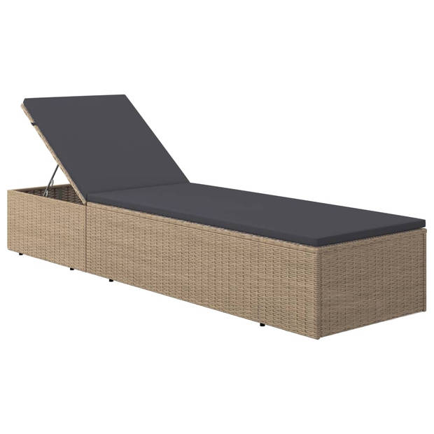 vidaXL 11-delige Tuinset poly rattan bruin