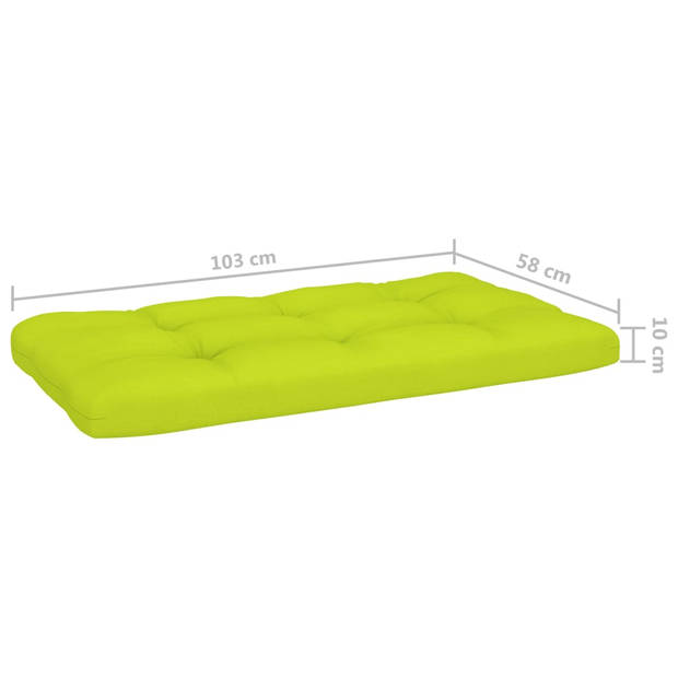 vidaXL 4-delige Loungeset pallet honingbruin geïmpregneerd grenenhout