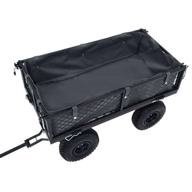 The Living Store Wagon Liner - Donkergrijs - 81 x 41 x 21 cm - Weerbestendig - Polyester